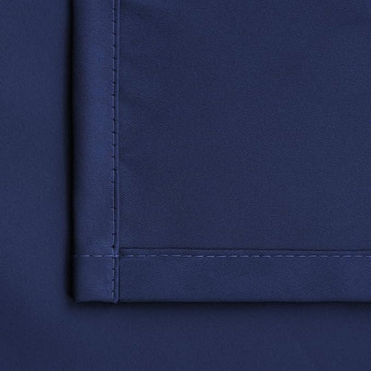 BGment Rod Pocket Blackout Curtains for Bedroom - Thermal Insulated Room Darkening Curtain for Living Room, 52 x 72 Inch, 2 Panels, Navy Blue