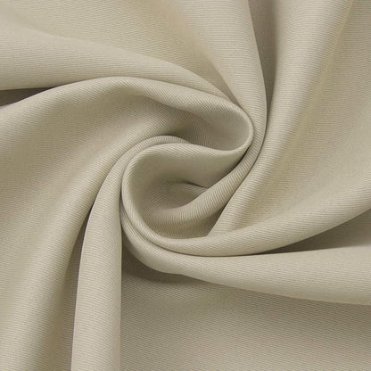 BGment Beige Blackout Curtains for Kitchen Cafe Window 34 x 40 Inch Long - Short Length Drapes with Rod Pocket Half Window Darkening Blinds for Bathroom Rv Bedroom, 2 Panels