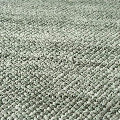 LUXE WEAVERS Solid Machine Woven Green 8x10 Area Rug, Indoor Stain-Resistant Carpet