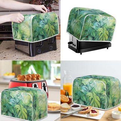 Palm Tree Dust Cover for Kitchen Blender, Toaster, Bread Maker & More - Washable, Dustproof Appliance Protection Accessory