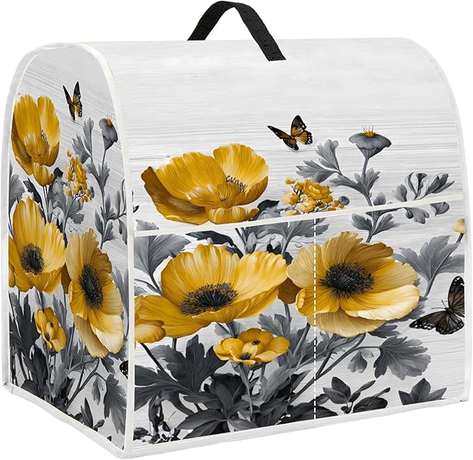 Mixer Dust Cover for 8.5-9.5 Qt Stand Mixer, Cloth Cover with 2 Storage Pockets for Stand Mixer Protective Covers Large for 8.5-9.5 Quart Mixer