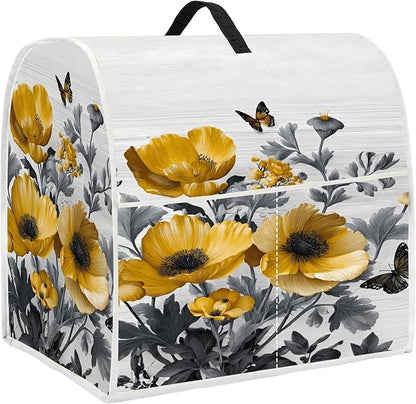 Mixer Dust Cover for 6-8 Qt Stand Mixer, Cloth Cover with 2 Storage Pockets for Stand Mixer Protective Covers Large for 6-8 Quart Mixer