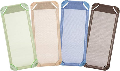 Sprogs Heavy-Duty Stackable Standard Size 52"L Daycare Cots for Kids and Toddlers, Stacking Preschool Classroom Kids Cots for Sleeping, Resting, Naptime, Pack of 16, Natural Colors