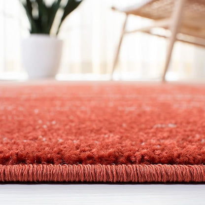 SAFAVIEH Area Rug 8x10 - Adirondack Collection - Large - Orange & Grey, Modern Ombre Design, Non Shedding & Easy to Clean, Ideal for Living Room, Bedroom, Office, Dining Space (ADR113P)
