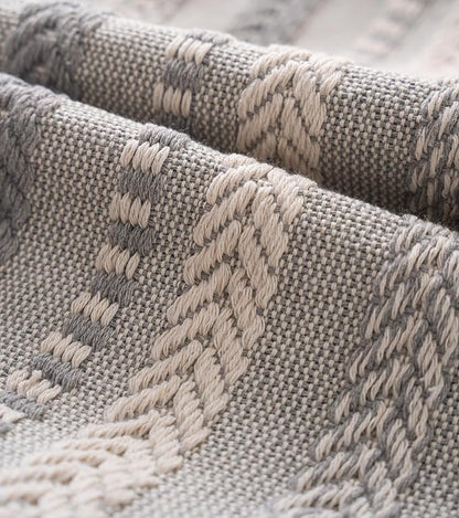 Boho Throw Pillow Covers 12x20 Inch Set of 2, Farmhouse Decorative Couch Pillow Cases, Grey Accent Pillows of Bed, Sofa Bedroom Living Room Home Decor Cushion Cover