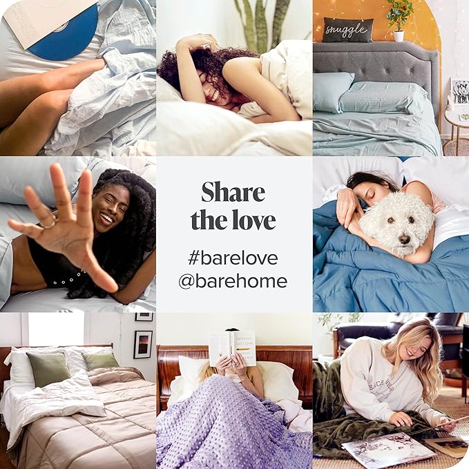 Bare Home Flannel Fitted Bottom Sheet 100% Cotton, Velvety Soft Heavyweight - Double Brushed Flannel - Deep Pocket (Full, White)