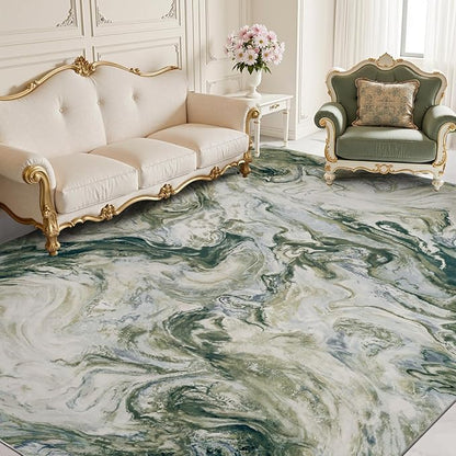 3x5 Washable Area Rugs for Living Room, Modern Abstract Rug Entryway Kitchen Non Slip Throw Rug, Stain Resistant Carpet for Dining Room Playroom Bedroom, Pet & Kids Friendly