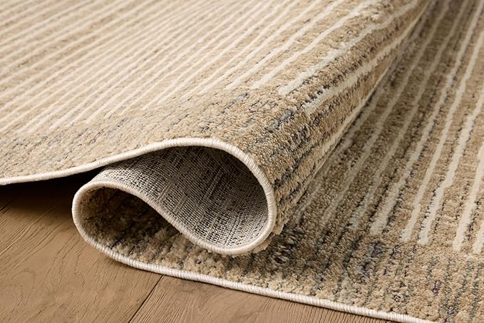 Loloi Jeremiah Brent Bleecker Collection BLE-02 Sand/Charcoal 2'-7" x 10'-0" Runner Rug