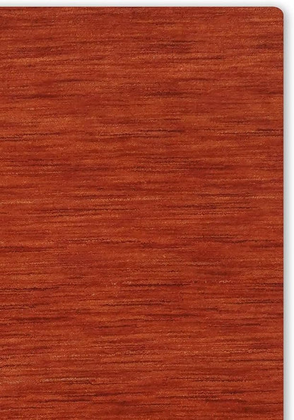 Hand Knotted Loom Wool ECO-Friendly Area Rugs - 2'6"x8', Runner, Light Red Color, Solid Plain Design, High Pile Handmade Anti Skid Area Rugs for Living Room, Bed Room (L00111)