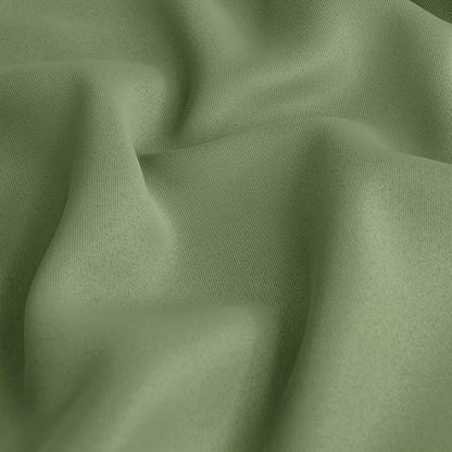 BGment Olive Green Blackout Curtains 48 Inches Length - Rod Pocket Thermal Insulated Room Darkening Short Window Drapes for Kitchen Bedroom Bathroom, 2 Panels, 42 x 48 Inch