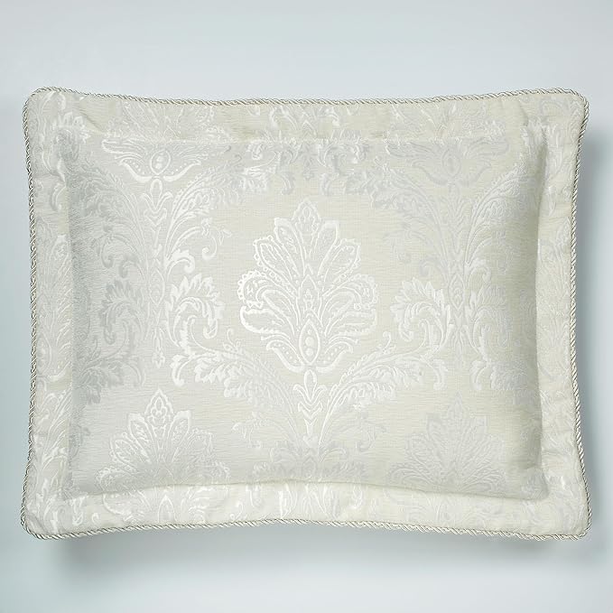 Touch of Class Camelot Luxury Bedding | Neutral Soothing Ivory | Matte Satin Damask on Richly Textured Jacquard-Woven Chenille | Designed 3 Piece Set Includes King Bedspread and 2 King Shams