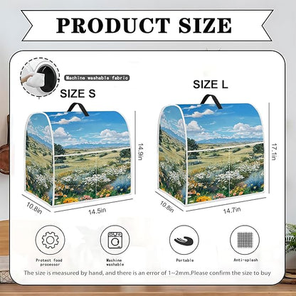 Mixer Dust Cover for 8.5-9.5 Qt Stand Mixer, Cloth Cover with 2 Storage Pockets for Stand Mixer Protective Covers Large for 8.5-9.5 Quart Mixer