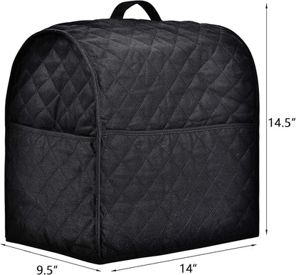 Stand Mixer Cover compatible with Kitchenaid Mixer, Fits All Tilt Head & Bowl Lift Models,Fine, Soft, Not Easy to Fade, Not Easy To Pilling. (Fits for 4.5-Quart and All 5-Quart, Black)