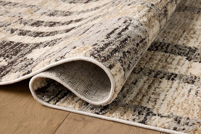 Loloi Jeremiah Brent Bleecker Collection BLE-03 Beige/Stone 2'-7" x 10'-0" Runner Rug