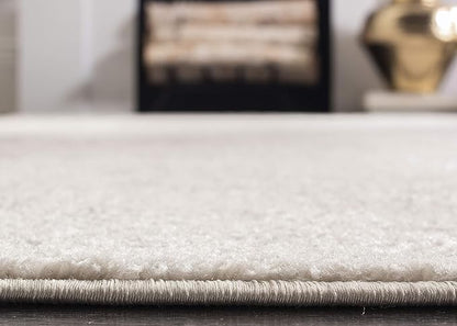 SAFAVIEH Area Rug 3x5 - Adirondack Collection - Ivory & Silver, Distressed Vintage Floral Design, Non-Shedding & Easy to Clean, Ideal for Living Room, Bedroom, Dining Space (ADR109C)