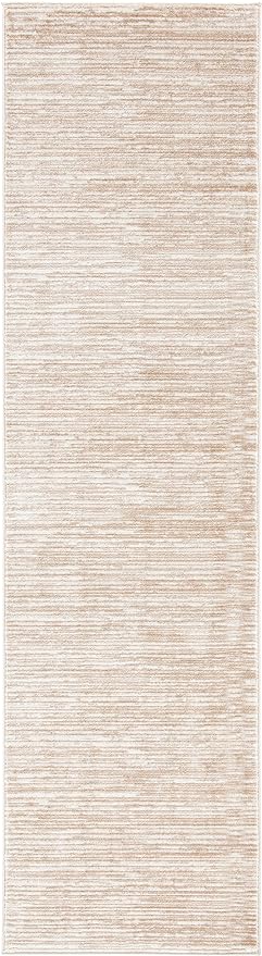 SAFAVIEH Vision Collection Runner Rug - 2'2" x 6', Cream, Modern Ombre Design, Non-Shedding & Easy to Clean, Ideal for Entryway, Foyer, Bedroom (VSN606F)