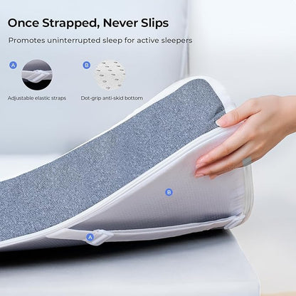 Cooling Mattress Topper Queen Size 2 Inch, Cooling Gel & Bamboo Charcoal Memory Foam Mattress Topper for Back Pain Relief, Firm Dual-Layer Foam Bed Pad with Removable Cover