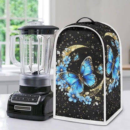Snowman Pattern Blender Dust Cover, Stand Mixer or Coffee Maker Appliance Cover, Anti Fingerprint Polyester Dust Proof Stain Resistant for Blender Home Kitchen
