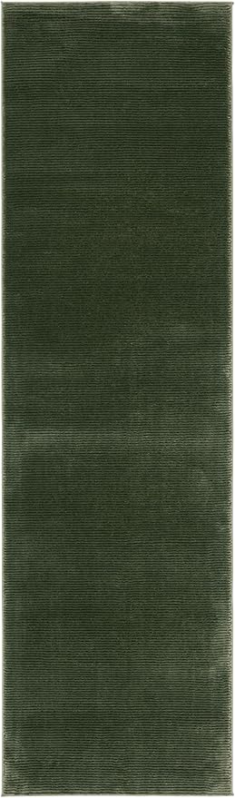 SAFAVIEH Revive Collection Area Rug - 2' x 14' Runner, Green, Non-Shedding & Easy Cleaning, Ideal for Living Room, Bedroom, Dining Space (REV102Y)