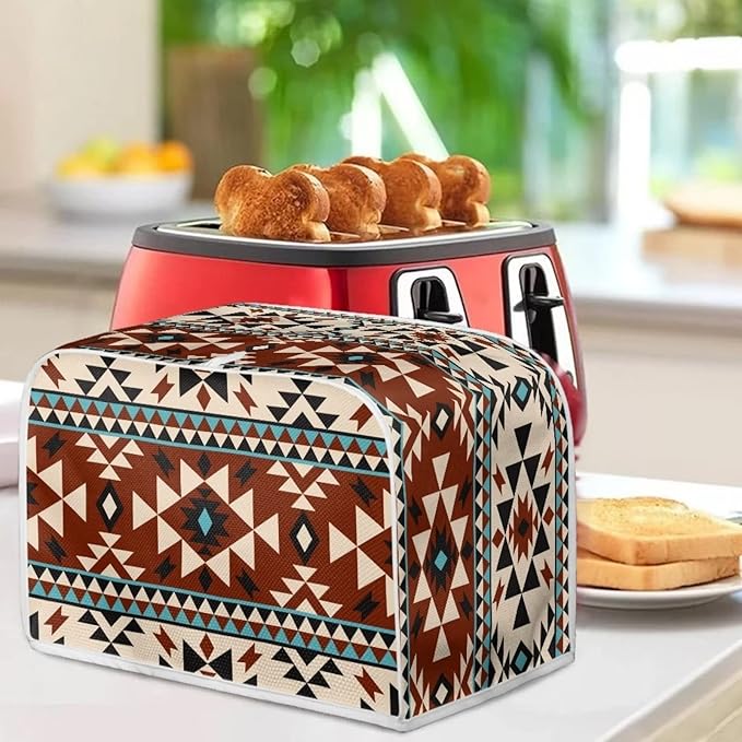 ZFRXIGN Southwestern Toaster Cover 2 Slice Small Appliance Covers Organizer Toaster Bag Washable Toaster Oven Cover Boho Tribal Aztec Native American