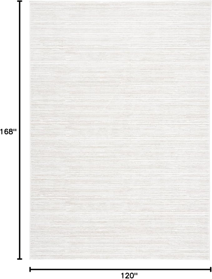 SAFAVIEH Area Rug 10x14 - Vision Collection - Large - Ivory, Modern Ombre Design, Non-Shedding & Easy to Clean, Ideal for Living Room, Bedroom, Dining Space (VSN606J)