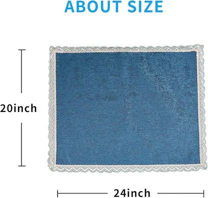 MINJIATEX Couch arm Covers,Non-Slip lace Sofa arm Cover Set of 2 Washable Sofa armrests Covers for Living Room Recliner Chair arm Cover Protectors for Leather Sofa armrest slipcover