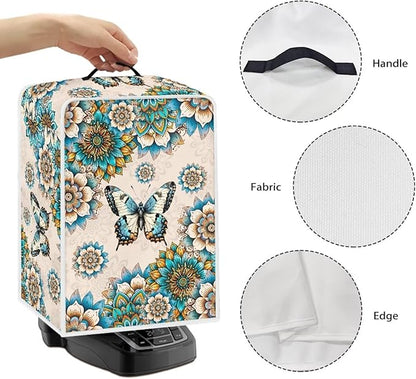 Mumeson Vintage Butterfly Flowers Coffee Maker Cover Blender Dust Pouch Kitchen Accessories Protection