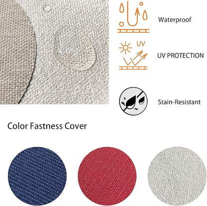 Goodgoods 20"x42" Outdoor Dining Chair Cushion Set of 1 Patio Furniture Cushion Resilient Foam Filling Water-Proof Stain-Resistant UV Resistant Weather Resistant Chairs Couch Sofa Upholstery Riverbed