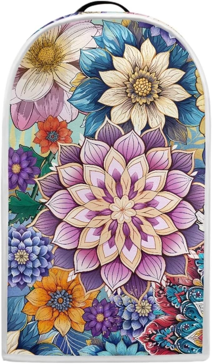 Bohe Flower Pattern Blender Cover Kitchen Blender Dust Covers Food Processor Dust Cover Stand Mixer Case Coffee Maker Appliance Cover for Home Kitchen Indoor