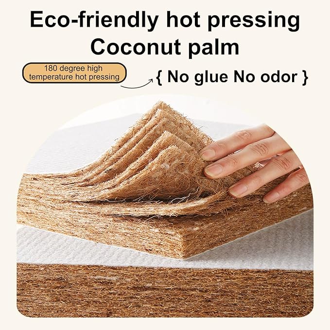 Japanese Traditional Tatami Mattress, Coconut Coir Tatami Mat, Foldable Japanese Floor Mattress,Futon Bed,Meditation Mats for Floor,Summer Sleeping Mat(80 * 200cm)