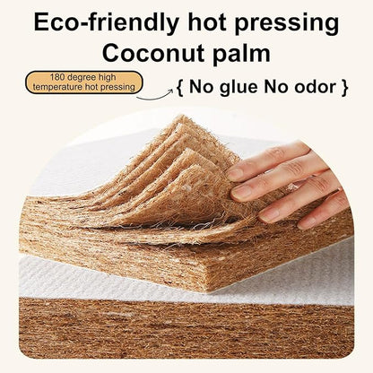Japanese Traditional Tatami Mattress, Coconut Coir Tatami Mat, Foldable Japanese Floor Mattress,Futon Bed,Meditation Mats for Floor,Summer Sleeping Mat(80 * 200cm)