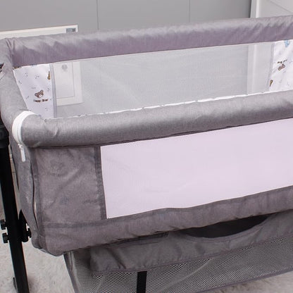 Belsden Pack of 3 Fitted Bassinet Sheet Set, Flexible Fit Various Bassinet, Adapts to Oval, Hourglasss and Rectangle Shaped Bassinet Pads, Cloudy Soft Washable Material, Light Purple & Pink & White