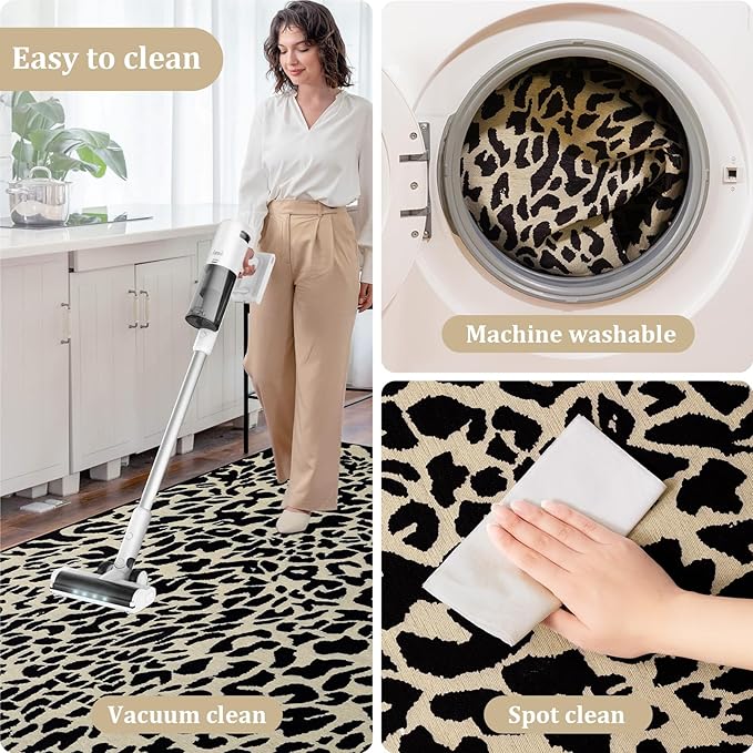 Office Chair Mat for Hardwood Floor, 72"x48" Easy Glide Computer Desk Mat Protector for Rolling Chair Under Desk Rug Nonslip Backing, Machine Wash, (Modern)