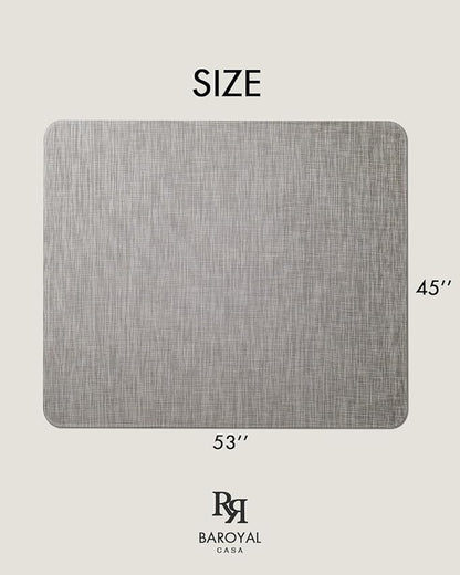 Office Chair Mat for Hardwood Floor Under Desk Computer Rolling Chair Mat for Wood/Tile Floor Non-Slip Heavy Duty Desk Rug PVC Plastic Hard Floor Protector 45"x 53" (Soapstone)
