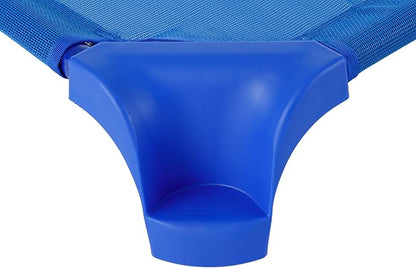 Sprogs Deluxe Heavy Duty Toddler 40"L Stackable Daycare Cot with Easy Lift Corners Cots for Preschool Kids Sleeping, Resting, and Naptime, SPG-16134-18PK, Blue (Pack of 18)