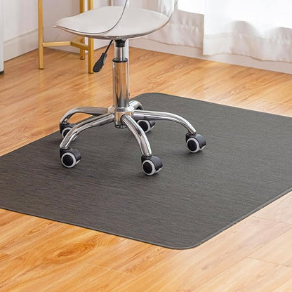 Office Chair Mat for Hardwood Floor Under Desk Computer Rolling Chair Mat for Wood/Tile Floor Non-Slip Heavy Duty Desk Rug PVC Plastic Hard Floor Protector 40"x 48" (Espresso)