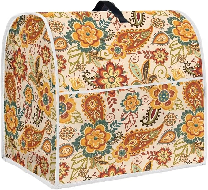 Boho Stand Mixer Cover 4.5-5Qt Mixer Cover Washable Anti-Stain Appliance Covers for Kitchen Counter Mixer Parts & Accessories Home Decoration