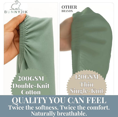 GOTS 100% Organic Bassinet Sheets - Luxurious Turkish Cotton for Halo, SNOO, Dream on Me Karley & Lacy, Delta Children and Simmons Kids City Sleeper Oval or Rectangle Bassinet Bed Pads or Mattresses
