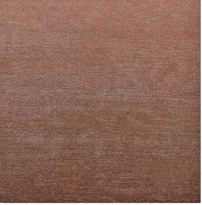 Hand Knotted Loom Wool ECO-Friendly Area Rugs - 2'6"x8', Runner, Light Brown Color, Solid Plain Design, High Pile Handmade Anti Skid Area Rugs for Living Room, Bed Room (L00111)