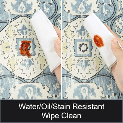 Ileading Anti Fatigue Kitchen Rugs Sets of 2 Cushioned Kitchen Mats for Floor Waterproof Kitchen Mat Set Non Slip Comfort Standing Mat for Kitchen, Office, Sink, Laundry