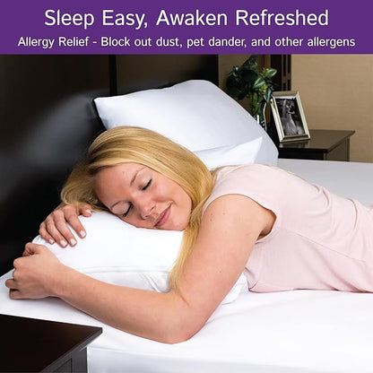 RV Short Full Waterproof Mattress Protector (48" Wx75 L) - Fitted Sheet Style for Three Quarter 3/4 Full Mattress - Hypoallergenic Premium Quality Cover Protects Against Dust, Allergies