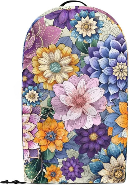 Boho Flower Bright Blossom Countertop Blender Cover Kitchen Appliance Dust Protection Cover Anti Fingerprint Easy to Clean Standard Countertop Blender Appliance, Machine Washable
