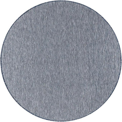 Keen Home Design Terrace Outdoor Round Rug - 8ft Round Washable Indoor/Outdoor Rug for Patio, Kitchen, Balcony, Beach, Garden, Deck and Porch, Size: 7'7" Round