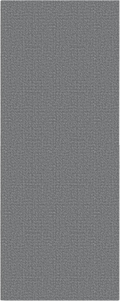 EARTHALL Washable Runner Rug 2x5 Ft Non Slip Runners for Hallways Cotton Rubber Backed Kitchen Runner Braided Indoor Floor Carpet Runners for Entryway, Hallway, Kitchen, Bedroom, Charcoal Gray