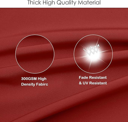 idee-home Outdoor Chair Cushions Set of 2, Thick 19" x 19" x 3" Patio Chair Cushions for Outdoor Furniture Waterproof with Ties, Seat Cushion, Chair Pads Dining Chair Spice