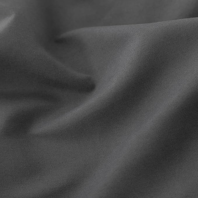 Bed Skirt Full Size Ruffled Bed Skirts with Split Corners, 16 Inch Drop Dust Ruffle Bed Skirt with Platform, Dark Grey, 16" Full