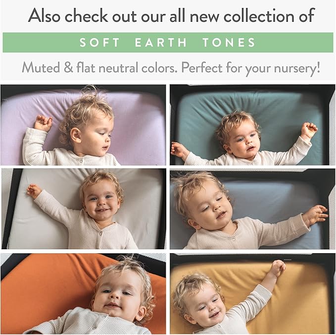 Bassinet Fitted Sheets for Fisher Price Bassinet Soothing Motions, Stow and Go, Rock with Me and Soothing View Bassinet – Snuggly Soft 100% Jersey Cotton – 2 Pack