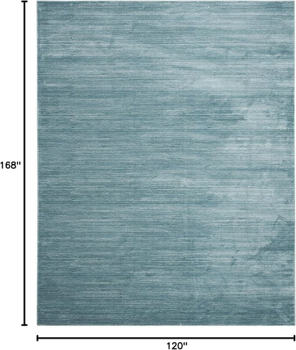 SAFAVIEH Area Rug 10x14 - Vision Collection - Large - Aqua, Modern Ombre Design, Non-Shedding & Easy to Clean, Ideal for Living Room, Bedroom, Dining Space (VSN606B)