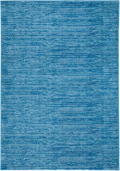 SAFAVIEH Vision Collection Accent Rug - 2'2" x 4', Blue, Modern Ombre Design, Non-Shedding & Easy to Clean, Ideal for Entryway, Foyer, Bedroom (VSN606M)