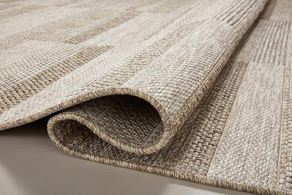 Loloi Dawn Collection Indoor/Outdoor DAW-03 Brown 7'-8" x 10' Area Rug